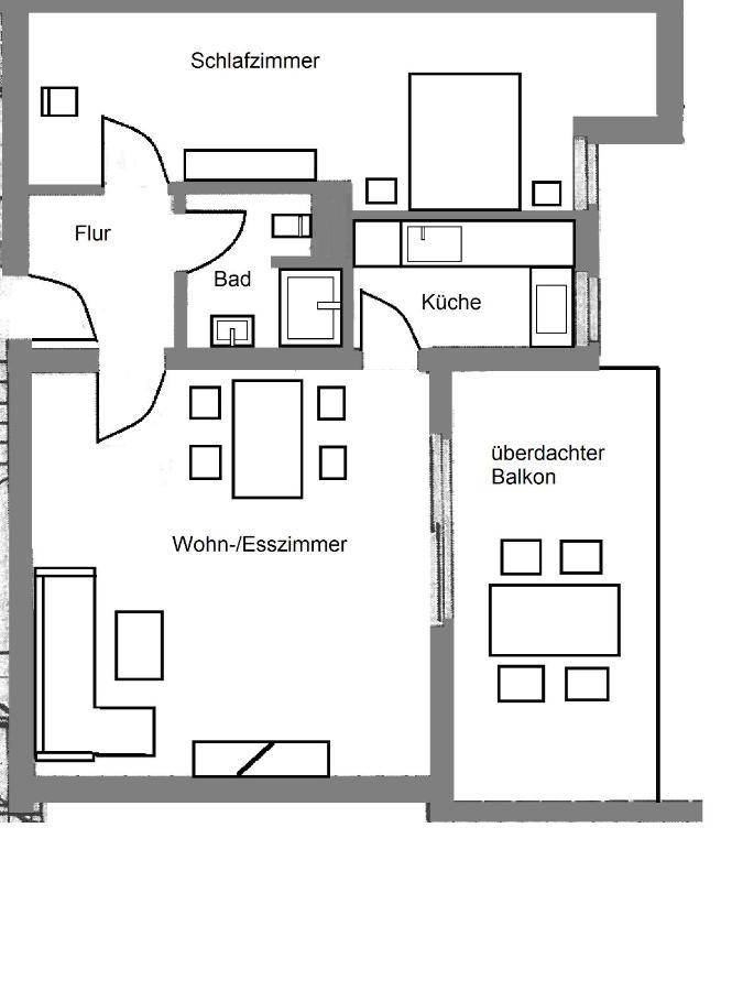 Ferienwohnung Frieda Mit Ueberdachtem Balkon Winterberg Exterior photo